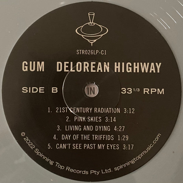 Gum (11) : Delorean Highway (LP, Album, Ltd, RE, RM, Mat)