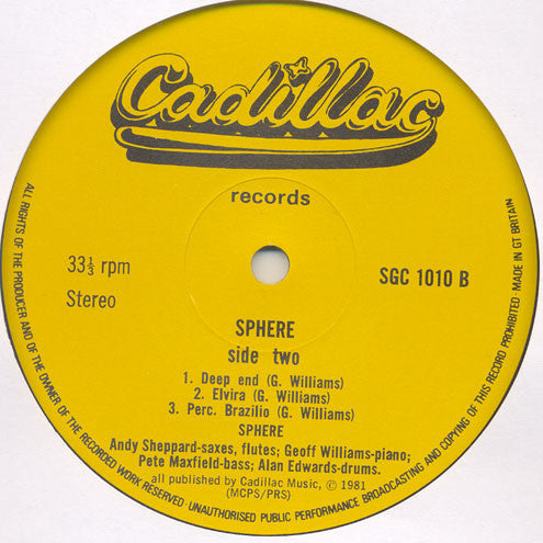 Sphere (15) : Sphere (LP, Album)