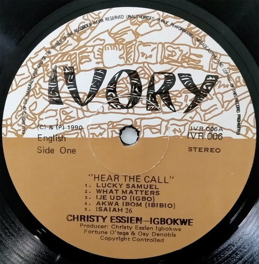 Christy Essien Igbokwe : Hear The Call (LP, Album)