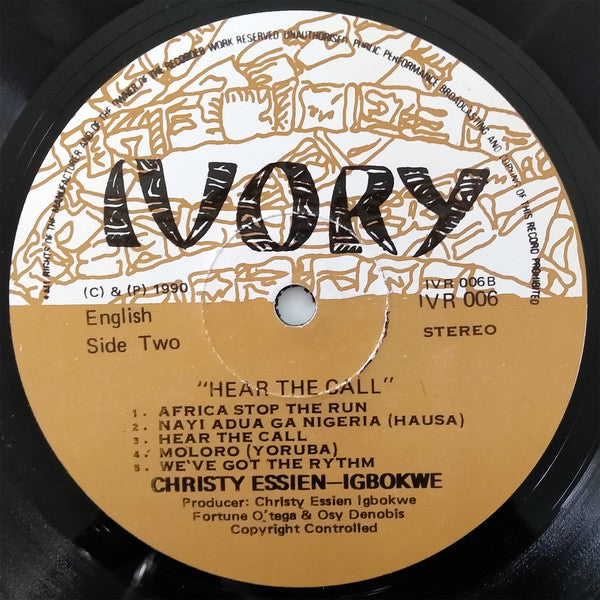 Christy Essien Igbokwe : Hear The Call (LP, Album)