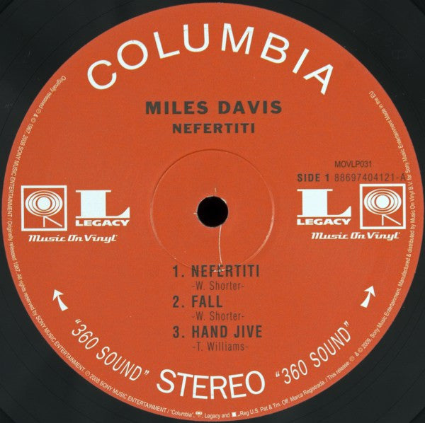 Miles Davis : Nefertiti (LP, Album, RE, RM, 180)