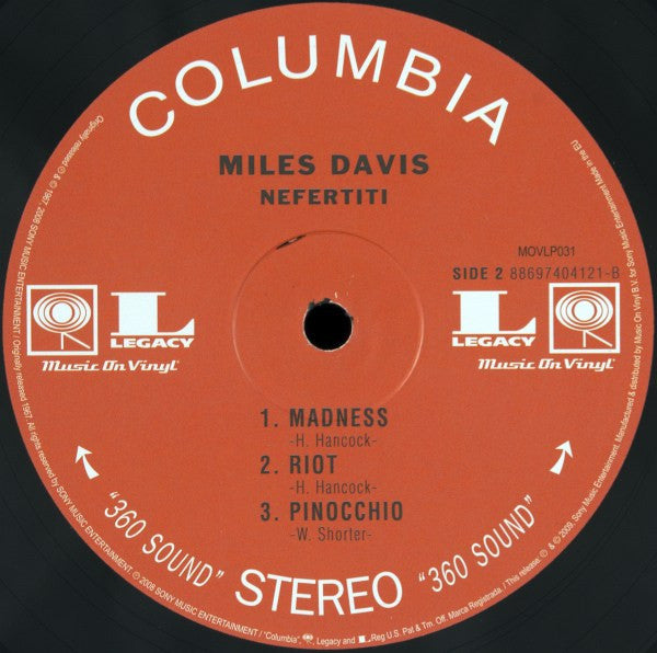 Miles Davis : Nefertiti (LP, Album, RE, RM, 180)