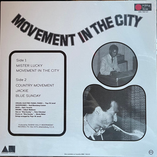 Movement In The City : Movement In The City (LP, Album, Ltd, RE)