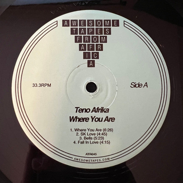 Teno Afrika : Where You Are (LP, Album)