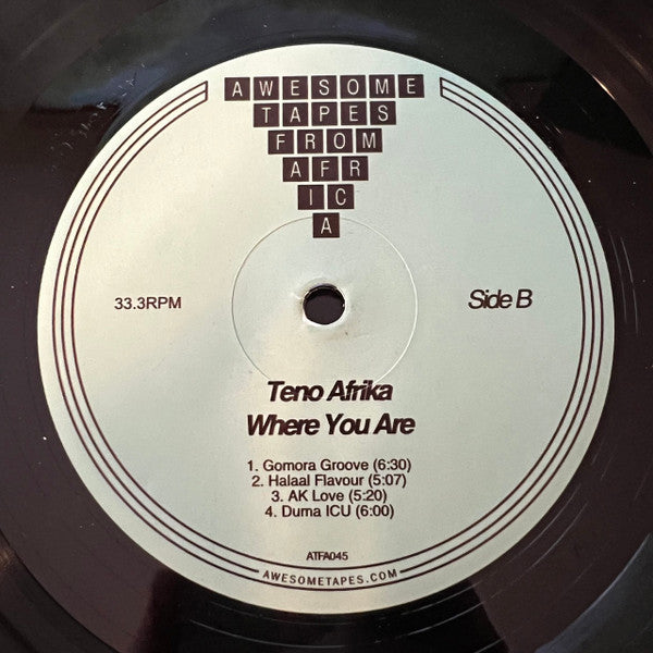 Teno Afrika : Where You Are (LP, Album)