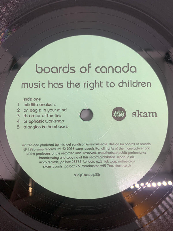 Boards Of Canada : Music Has The Right To Children (2xLP, Album, RE, Opt)