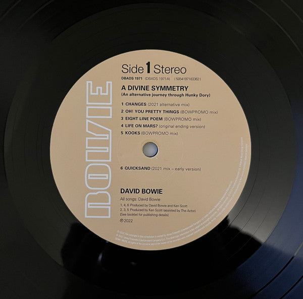 David Bowie : A Divine Symmetry (An Alternative Journey Through Hunky Dory) (LP, Album)