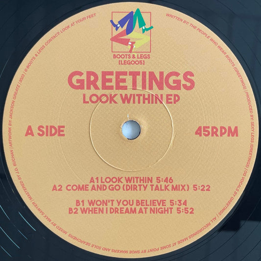 Greetings (2) : Look Within (12", EP)