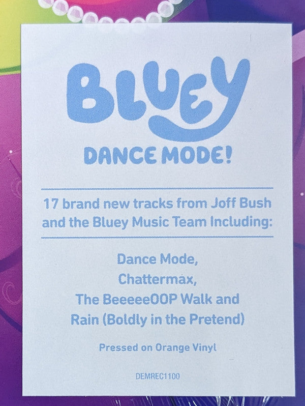 Joff Bush & The Bluey Music Team : Bluey Dance Mode! (LP, Album, Ora)