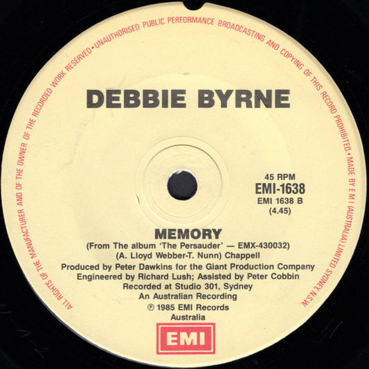 Debra Byrne : Heroes (7", Single)