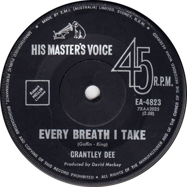 Grantley Dee : You're Sixteen / Every Breath I Take (7", Single)
