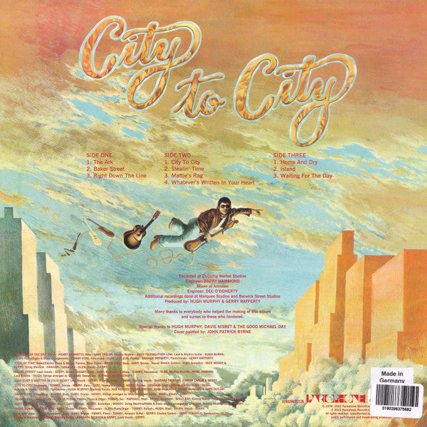Gerry Rafferty : City To City (LP + LP, S/Sided, Etch + Album, RE, RM, 180)
