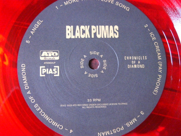 Black Pumas : Chronicles Of A Diamond (LP, Album, Ltd, Red)