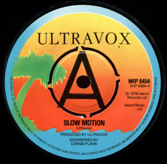 Ultravox : Slow Motion (7", Single, Promo)
