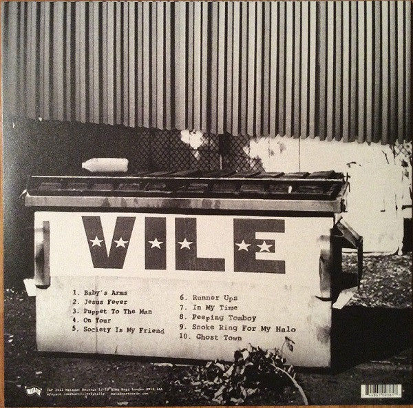 Kurt Vile : Smoke Ring For My Halo (LP, Album)