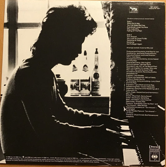 Billy Joel : Cold Spring Harbor (LP, Album, RE)