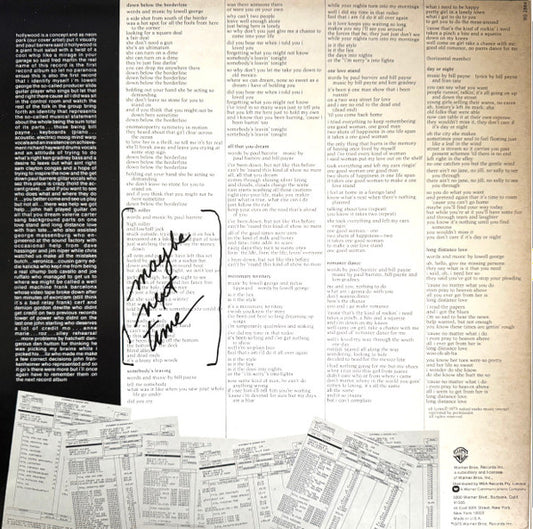 Little Feat : The Last Record Album (LP, Album, Ste)