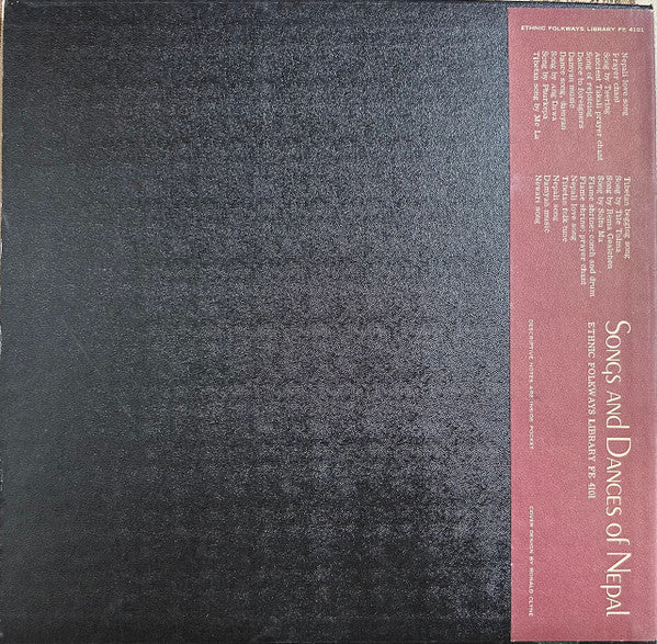 Caspar Cronk (2) : Songs And Dances Of Nepal (LP, Album)