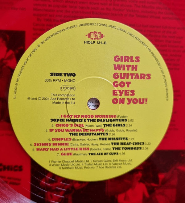 Various : Girls With Guitars Got Eyes On You! (LP, Comp, Mono, Tra)