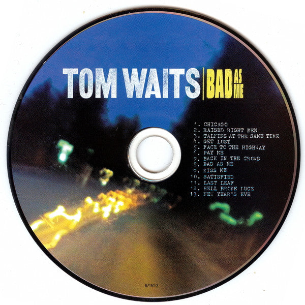 Tom Waits : Bad As Me (LP, Album, 180 + CD, Album)