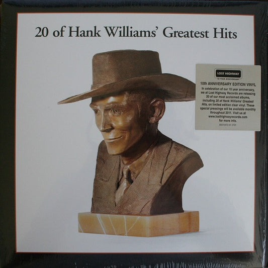 Hank Williams : 20 Of Hank Williams' Greatest Hits (LP, Comp, Cle)