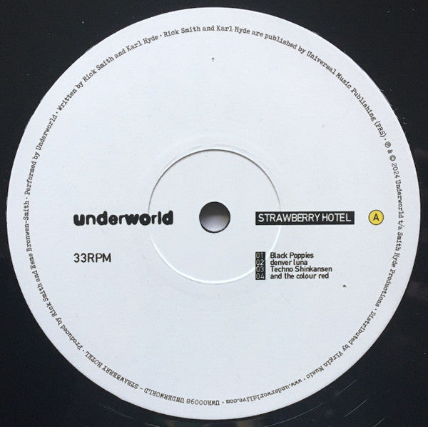Underworld : Strawberry Hotel (2xLP, Album, 180)