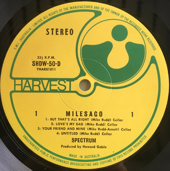 Spectrum (16) : Milesago (2xLP, Album, Gat)