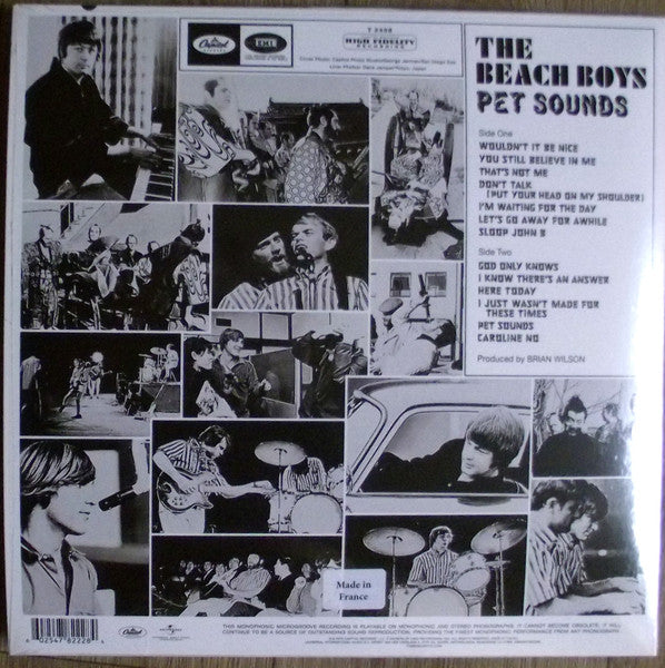 The Beach Boys : Pet Sounds (LP, Album, Mono, RE, RP, MPO)