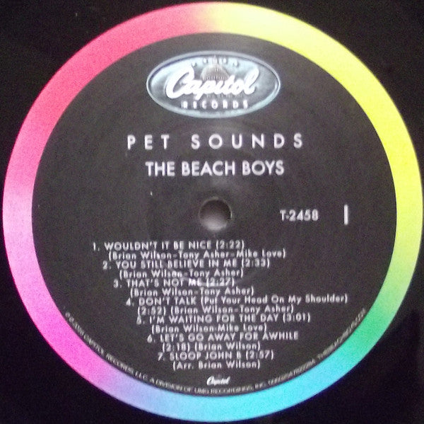 The Beach Boys : Pet Sounds (LP, Album, Mono, RE, RP, MPO)