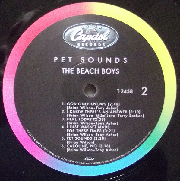 The Beach Boys : Pet Sounds (LP, Album, Mono, RE, RP, MPO)