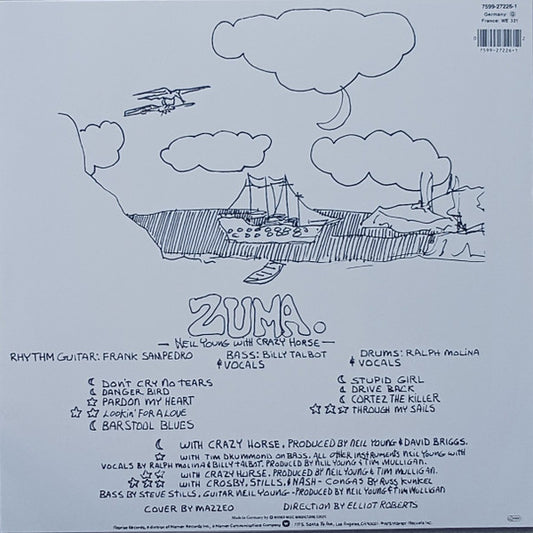 Neil Young With Crazy Horse : Zuma (LP, Album, RE)