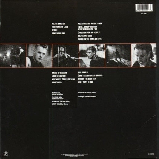 U2 : Rattle And Hum (2xLP, Album, RE)
