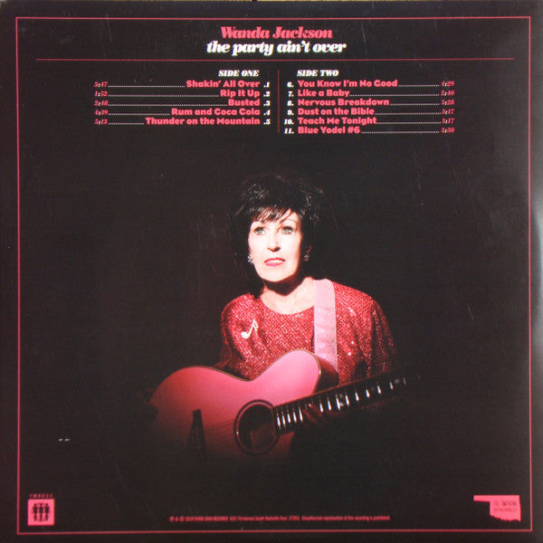 Wanda Jackson : The Party Ain't Over (LP, Album, Gat)