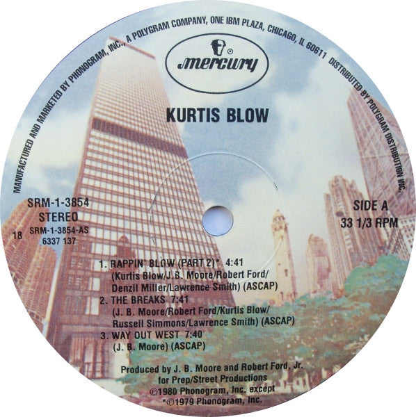 Kurtis Blow : Kurtis Blow (LP, Album, RE)