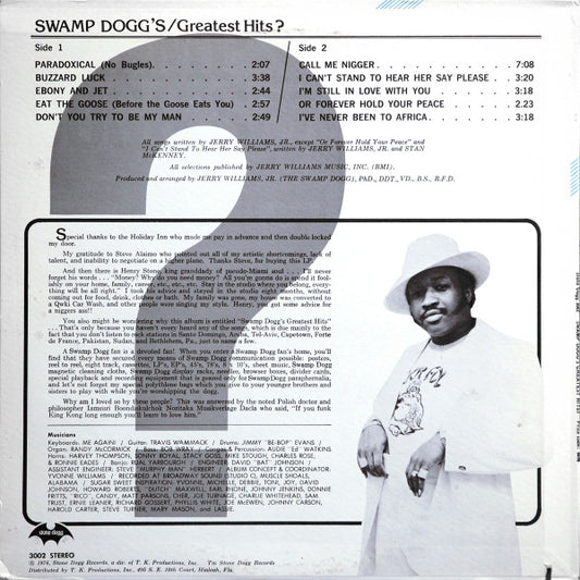 Swamp Dogg : Swamp Dogg's Greatest Hits? (LP, Album)