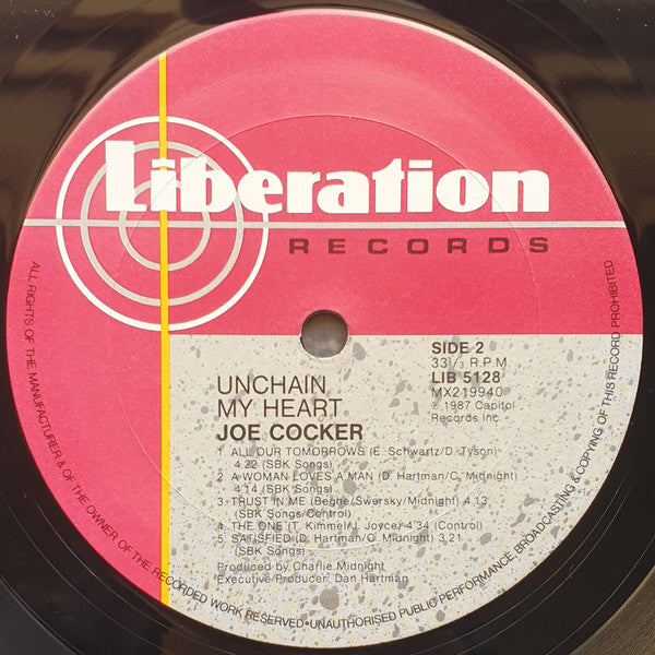 Joe Cocker : Unchain My Heart (LP, Album)