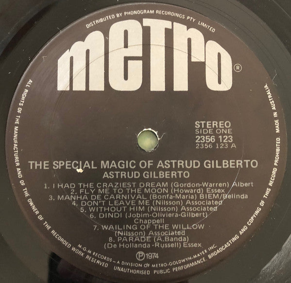 Astrud Gilberto : The Special Magic Of Astrud Gilberto (LP, Comp)