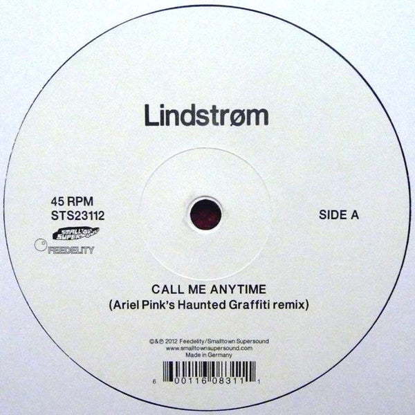 Lindstrøm : Call Me Any Time (12")