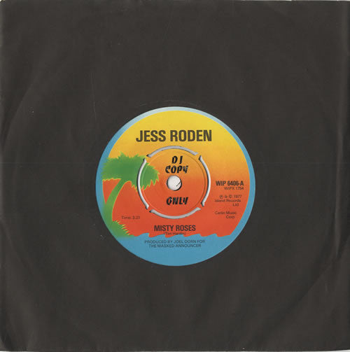 Jess Roden : Misty Roses (7", Single, Promo)