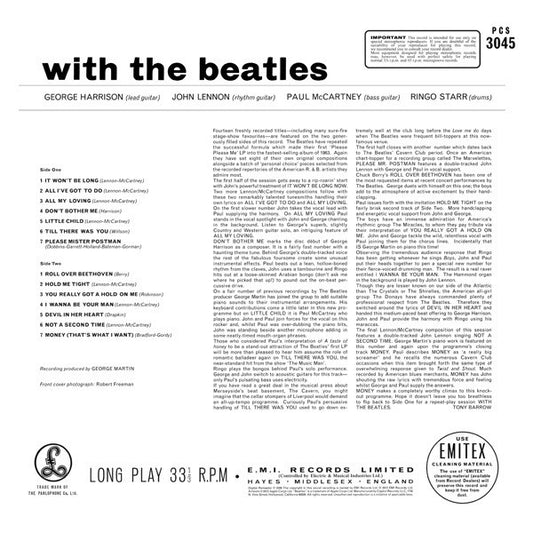 The Beatles : With The Beatles (LP, Album, RE, RM, 180)