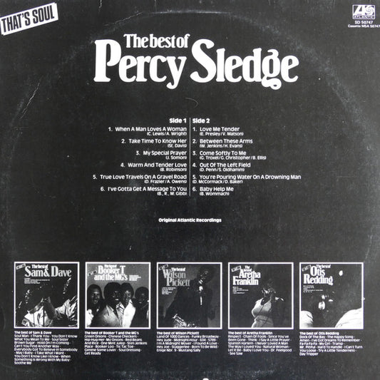 Percy Sledge : The Best Of Percy Sledge (LP, Comp)