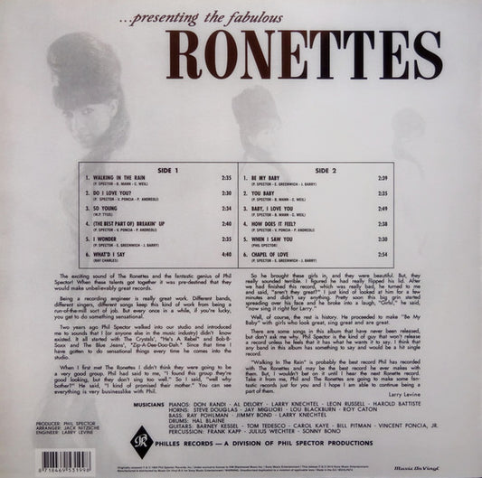The Ronettes Featuring Veronica* : Presenting The Fabulous Ronettes Featuring Veronica (LP, Album, Mono, RE, 180)