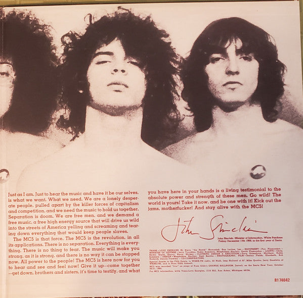MC5 : Kick Out The Jams (LP, Album, RE, 180)