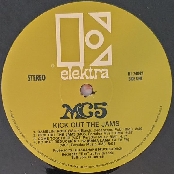 MC5 : Kick Out The Jams (LP, Album, RE, 180)