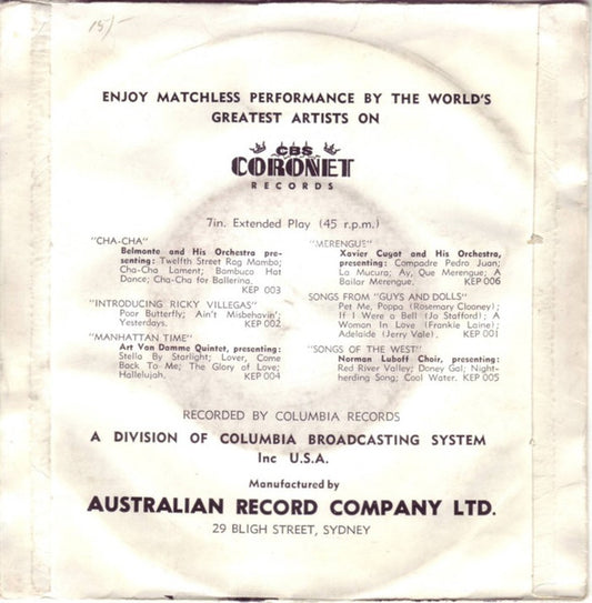 Victor Borge (2) : Caught In The Act Extracts (7", EP, 3-P)