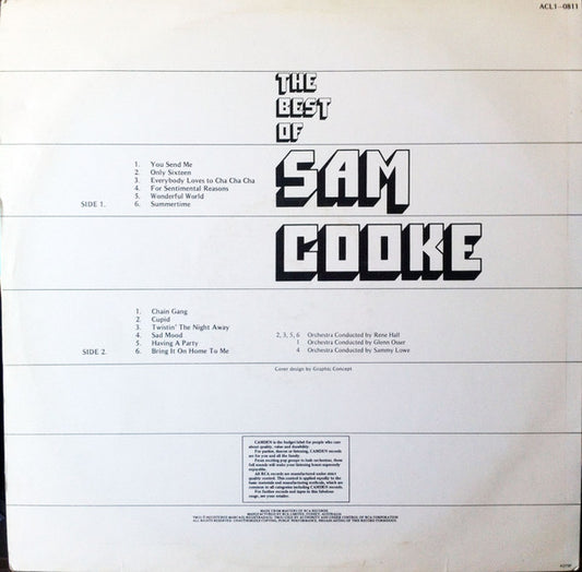 Sam Cooke : The Best Of Sam Cooke (LP, Comp, RE)