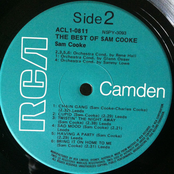 Sam Cooke : The Best Of Sam Cooke (LP, Comp, RE)