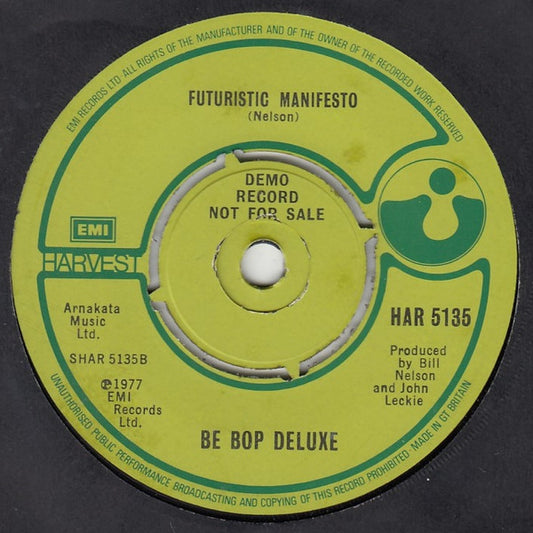 Be Bop Deluxe : Japan (7", Single, Promo)