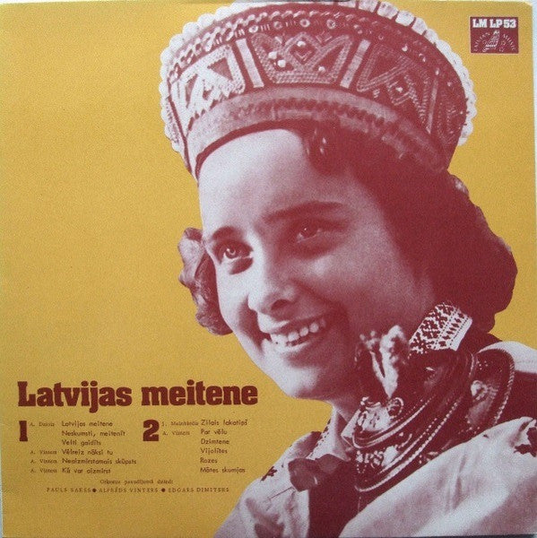 Edgars Dimiters, Alfrēds Vinters, Pauls Sakss : Latvijas Meitene (LP, Comp)