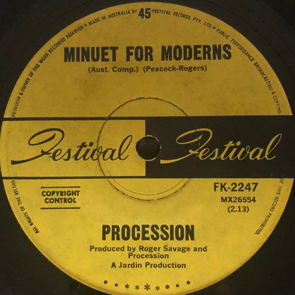 Procession (2) : Listen (7", Single)